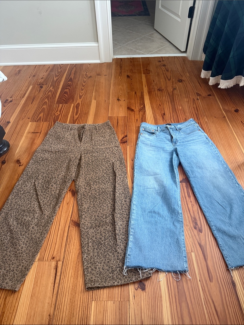 Altar'd State Light Blue Wide Leg Jeans
